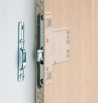 Concealed cabinet hanger, Width 12 mm