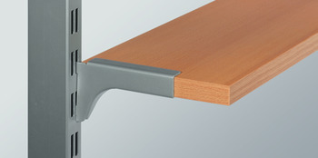 Bracket, for inlaid wooden shelves