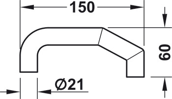 Türterminal-Modul, DT 600c FH Häfele Dialock für Türen mit Anforderung nach EN 1125