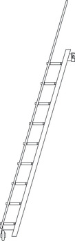 Sliding ladder, Service+ made to measure