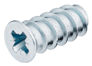 Euro screw, Häfele, Varianta, countersunk head, PZ, steel, fully threaded, for Ø 5 mm drill holes in wood