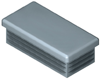 Cover cap, for shelf system column 60 x 30 mm