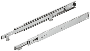 Ball bearing runners, full extension, Accuride 3301‐60, load-bearing capacity up to 60 kg, steel, for surface mounting