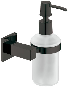 Soap dispenser, With satin frosted glass, square