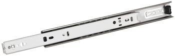 Full extension, single extension, Accuride 2132, load-bearing capacity up to 35 kg, steel, side mounting
