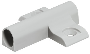 Cruciform adapter plate, for soft-closing mechanism, for 32 mm series drilled holes