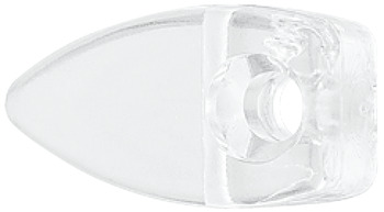 Mirror clip, oval shape