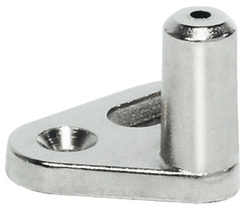 Locking bolt, for profile rod espagnolette lock, with screw-on plate