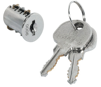 Universal cylinder removable core, Häfele Symo, individual locking, keyed to differ, unsorted