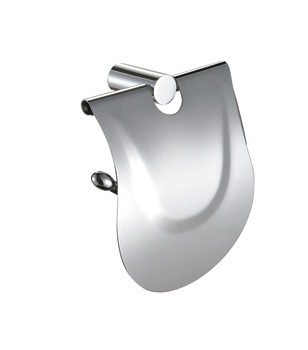 Toilet roll holder, round series, for screw fixing