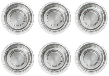 Spice jar set, Stainless steel, acrylic lid, sealing ring