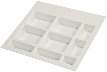 Special insert, medical area, compartment system, flat, plastic