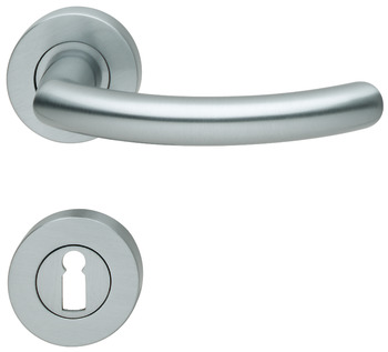 Door handle set, brass, Jado, Avance 397/961