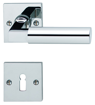 Door handle set, brass, Jatec, Bauhaus R 402/963