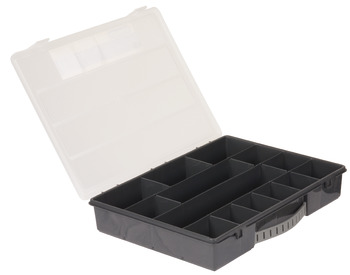 Assortment boxes, with 14 compartments