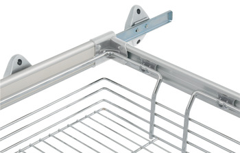 Pull out basket, for pull-out frame system