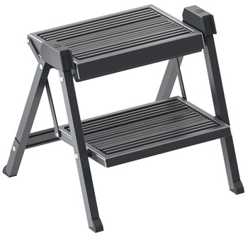 Step stool, Hailo Stepfix, steel