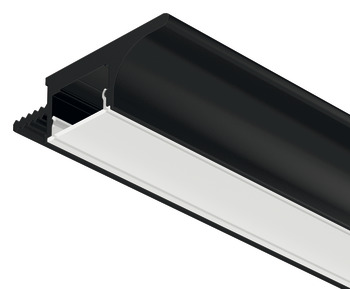 Profile for under mounting, Profile 3101 for LED strip lights 10 mm