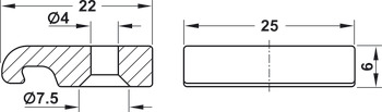 内抽面板稳定件, 前面板稳定背板，Häfele Matrix Box P