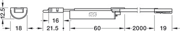 门感应开关, Loox5，适用于 Häfele Loox 抽屉型材，12 V