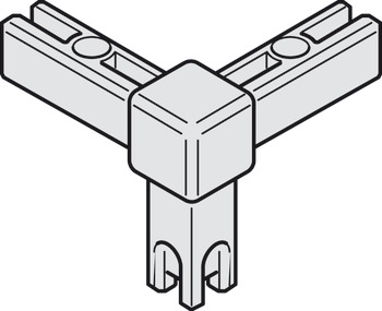 角连接件, 适用基础层板系统，铝质