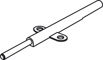 翻门支撑, 带拉绳，适用于木质门板或铝框门板，缓冲效果可调