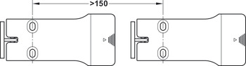 家具锁, EFL 30，靠电池驱动的锁