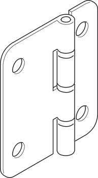 合页, 适用于 Slido F-Fold61 25/50A折叠门门扇连接