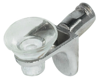 层板销, 用于插入直径 5 mm 的钻孔，锌合金，带塑料支架