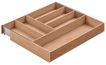 分餐盒配件, Häfele Matrix Box P，木质，抽拉距离较长，宽度可调