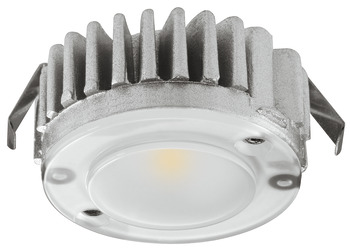 内嵌/明装的射灯, Häfele Loox LED 2040 12 V 模块化 2 芯插头（单色光）铝