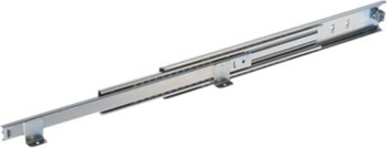 滚珠滑轨, 全拉伸，Accuride 5517-60，承重最大 60 kg，钢质，表面安装