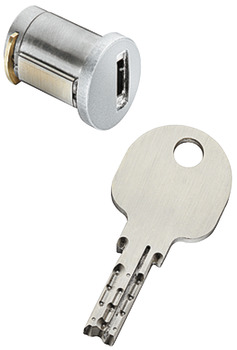 Premium 5 柱形锁芯, Häfele Symo，独立锁，不可互开