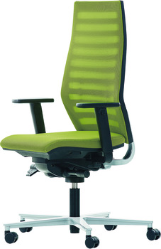办公椅, O4009，座垫：编织椅罩，靠背垫：网格