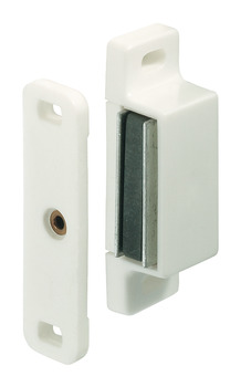 磁吸, 适用于单门，吸力3.0 – 4.0，螺钉固定