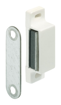磁吸, 适用于单门，吸力3.0 – 4.0 kg，螺钉固定