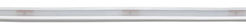 带硅胶包覆层的 LED 灯带, Häfele Loox5 LED 3099 24 V 2 芯插头（单色光）横向光束，用于 4 x 10 mm 槽，120 LEDs/m，9.6 W/m，IP44