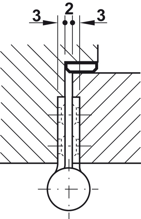 平合页, 尺寸，两个滚珠轴承，直角边  在海福乐中国网上商城